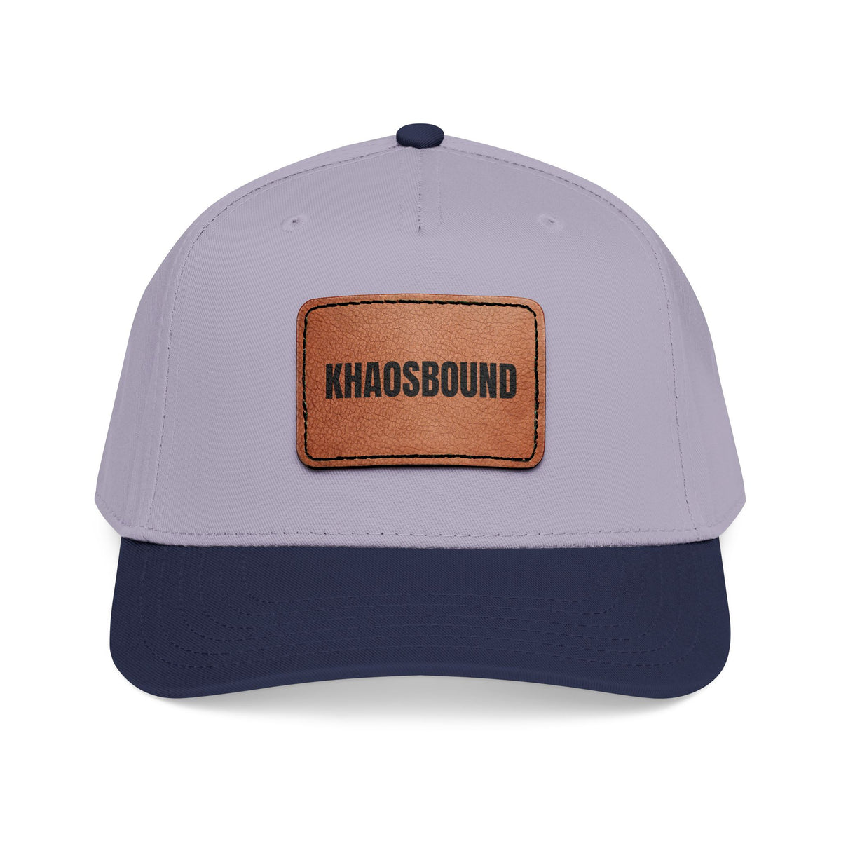 Khaosbound- Leather Patch Baseball Cap