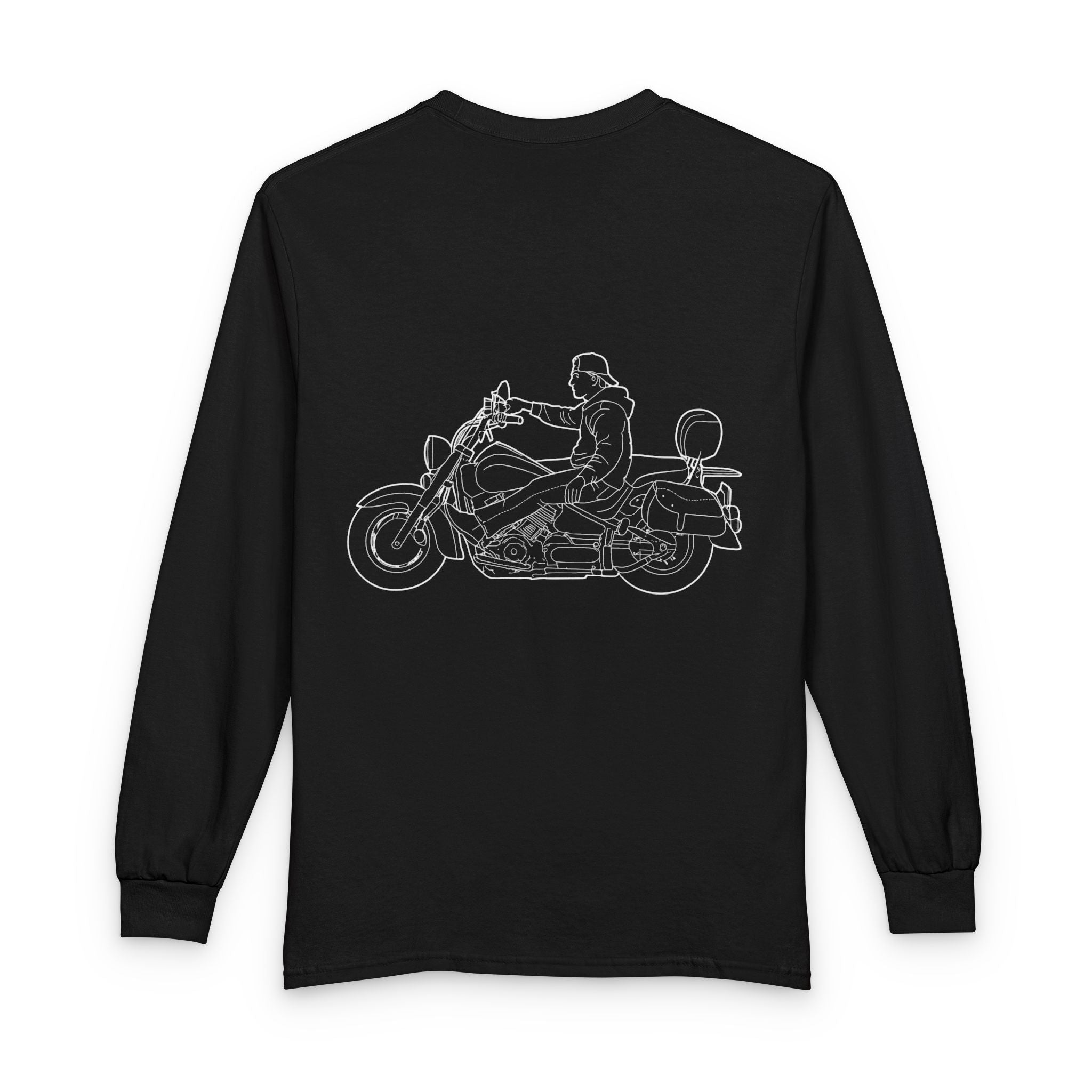 @Dehli Motorcycle Long Sleeve Tee
