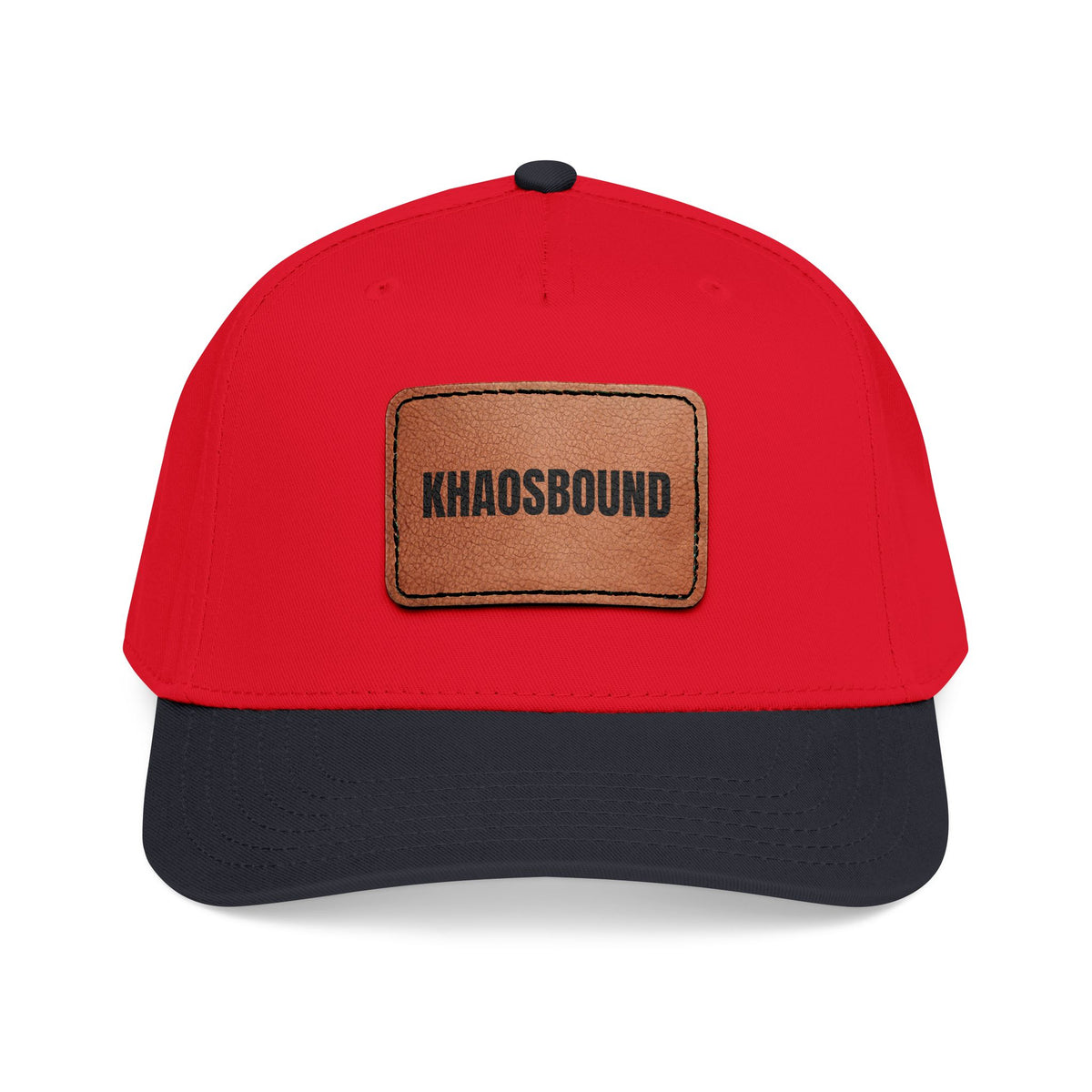 Khaosbound- Leather Patch Baseball Cap