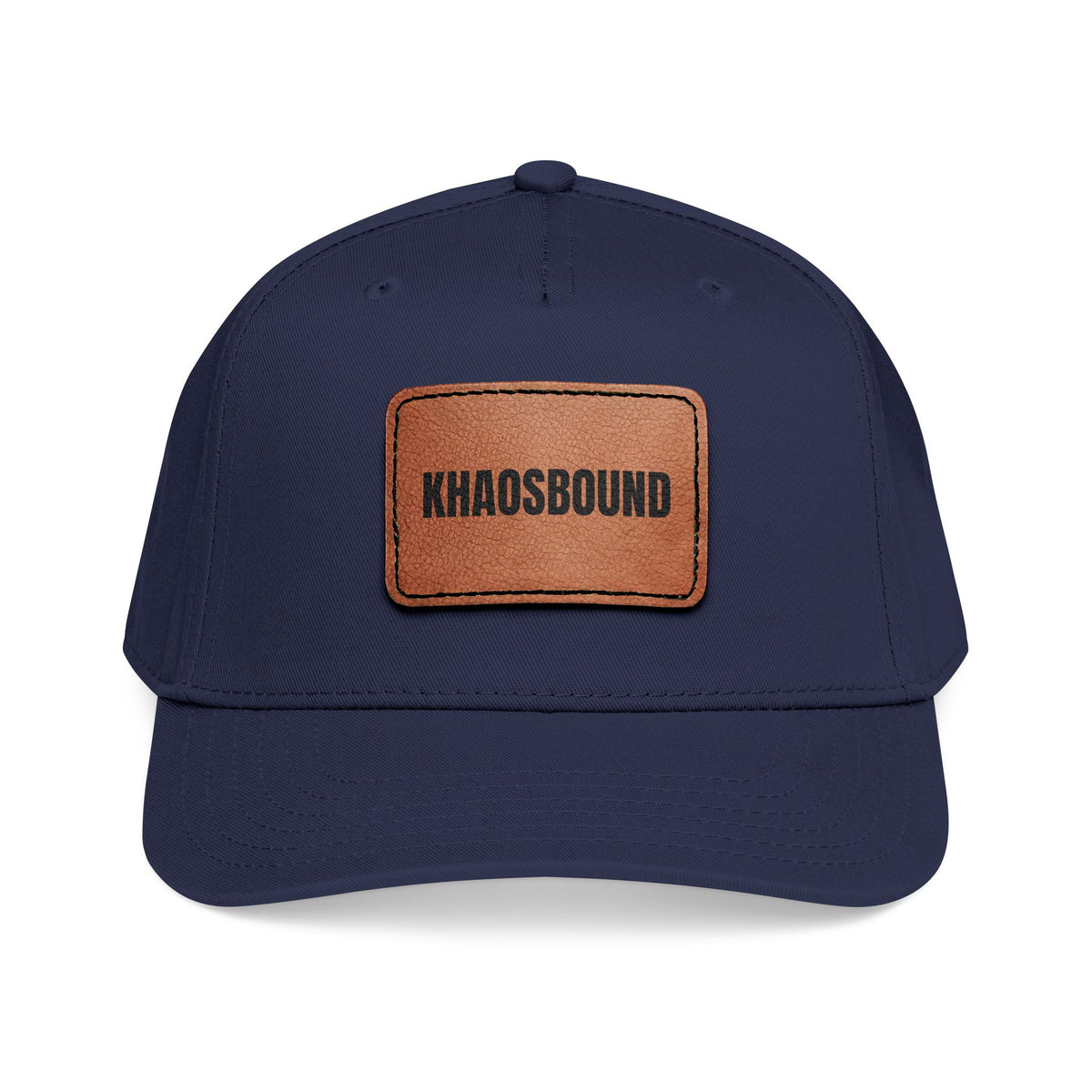 Khaosbound- Leather Patch Baseball Cap