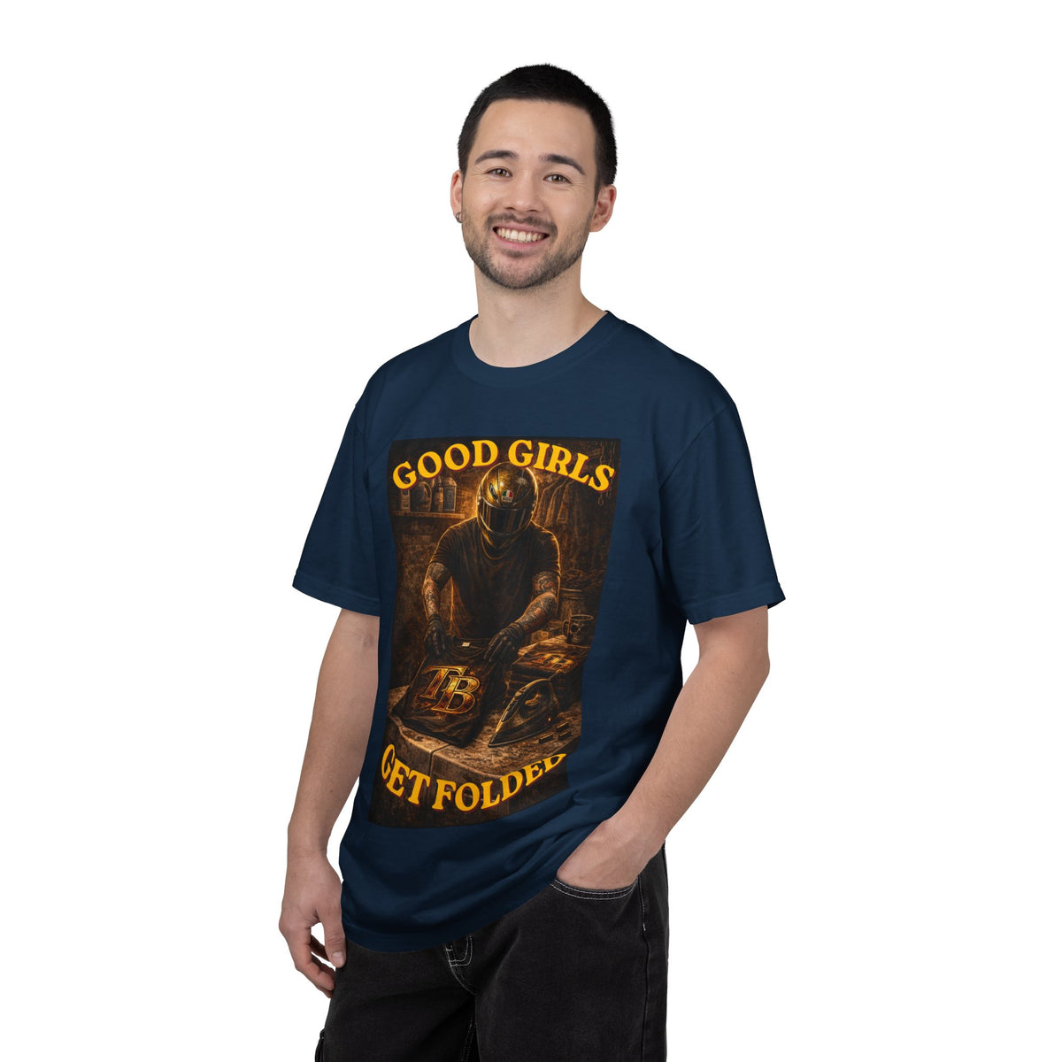 TheTattedBiker- Domesticated Tatted Get Folded T-Shirt