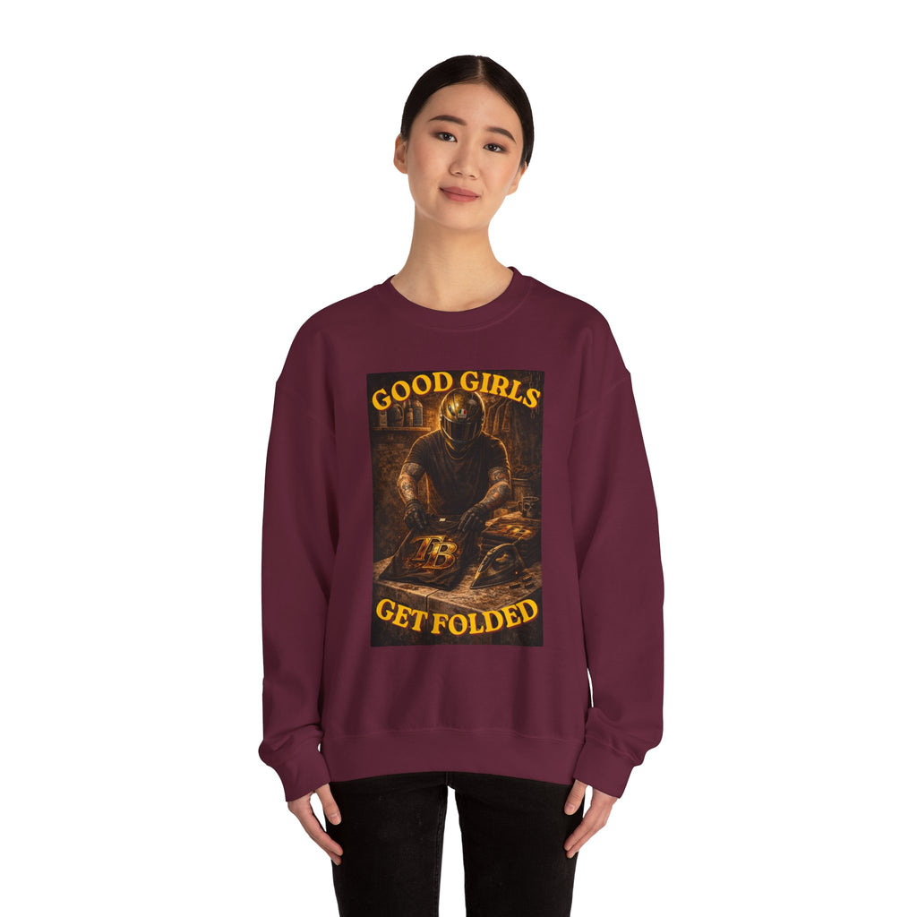 TheTattedBiker- Domesticated Tatted Get Folded Crewneck