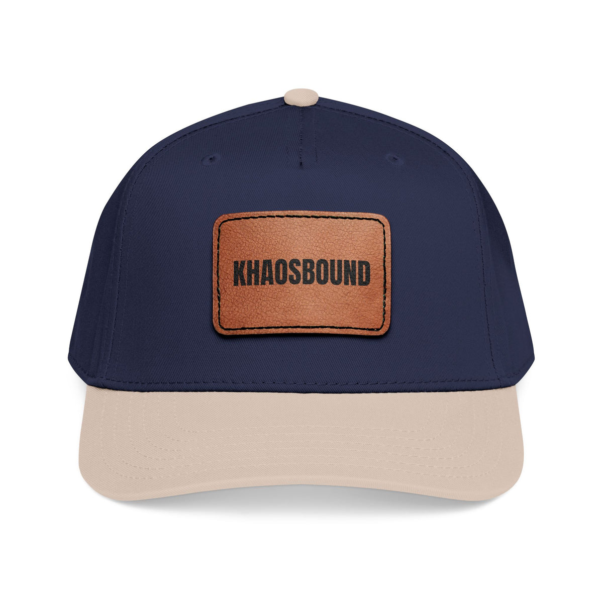 Khaosbound- Leather Patch Baseball Cap