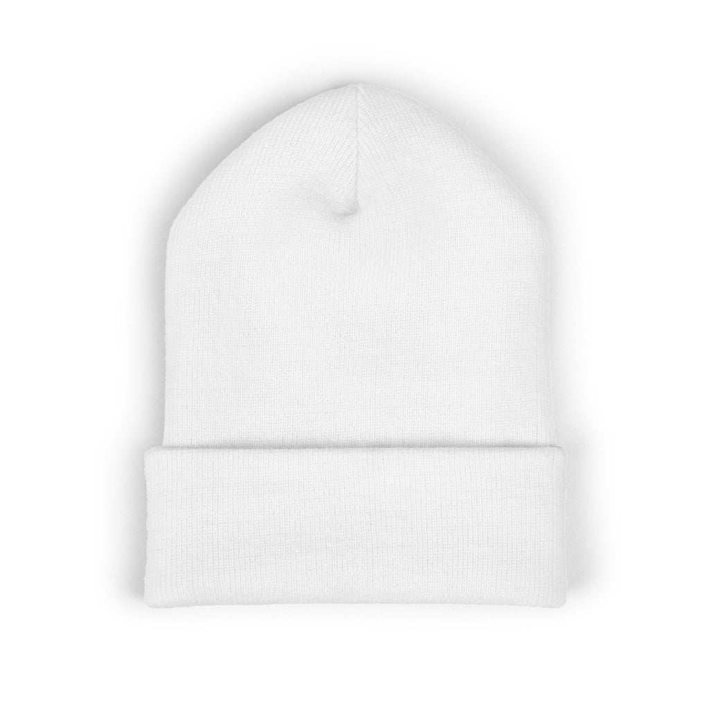 Red's Good Girl Embroidered Cuffed Beanie — Classic Knit Winter Hat
