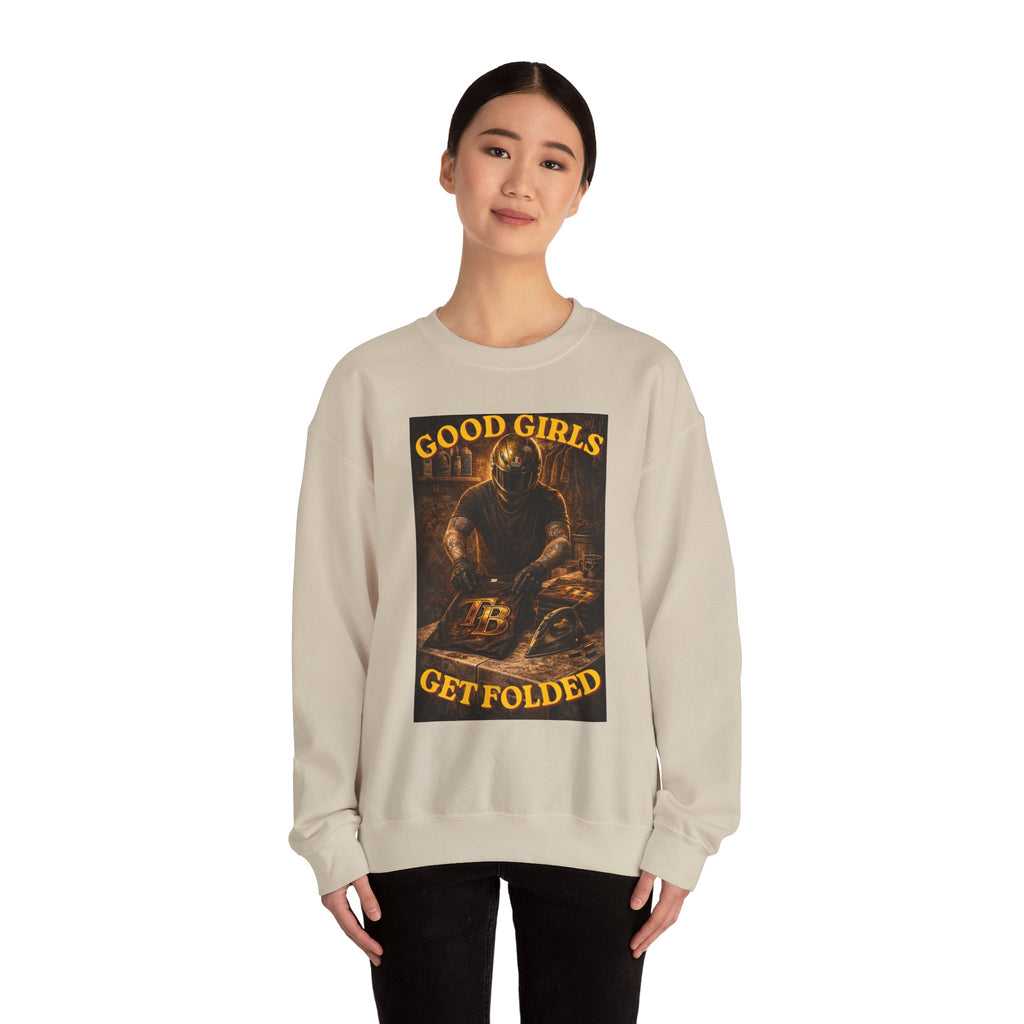 TheTattedBiker- Domesticated Tatted Get Folded Crewneck
