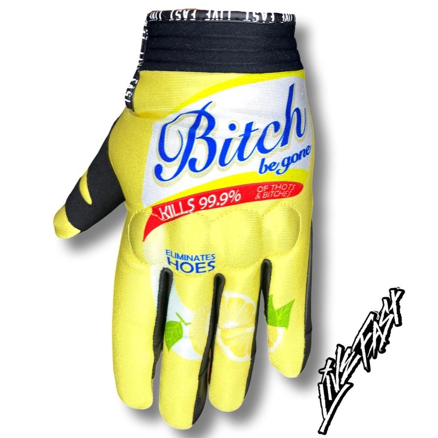 Bitch Be Gone Motorcycle Gloves