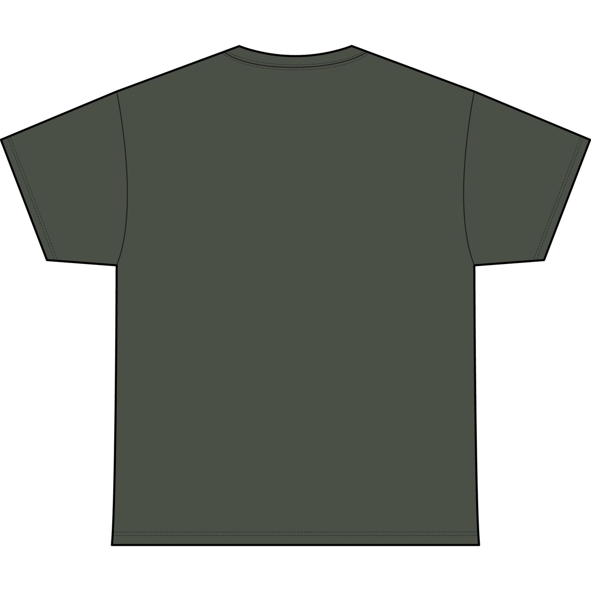 TheTattedBiker Darkness Graphic Tee — Minimalist Gothic Text Shirt