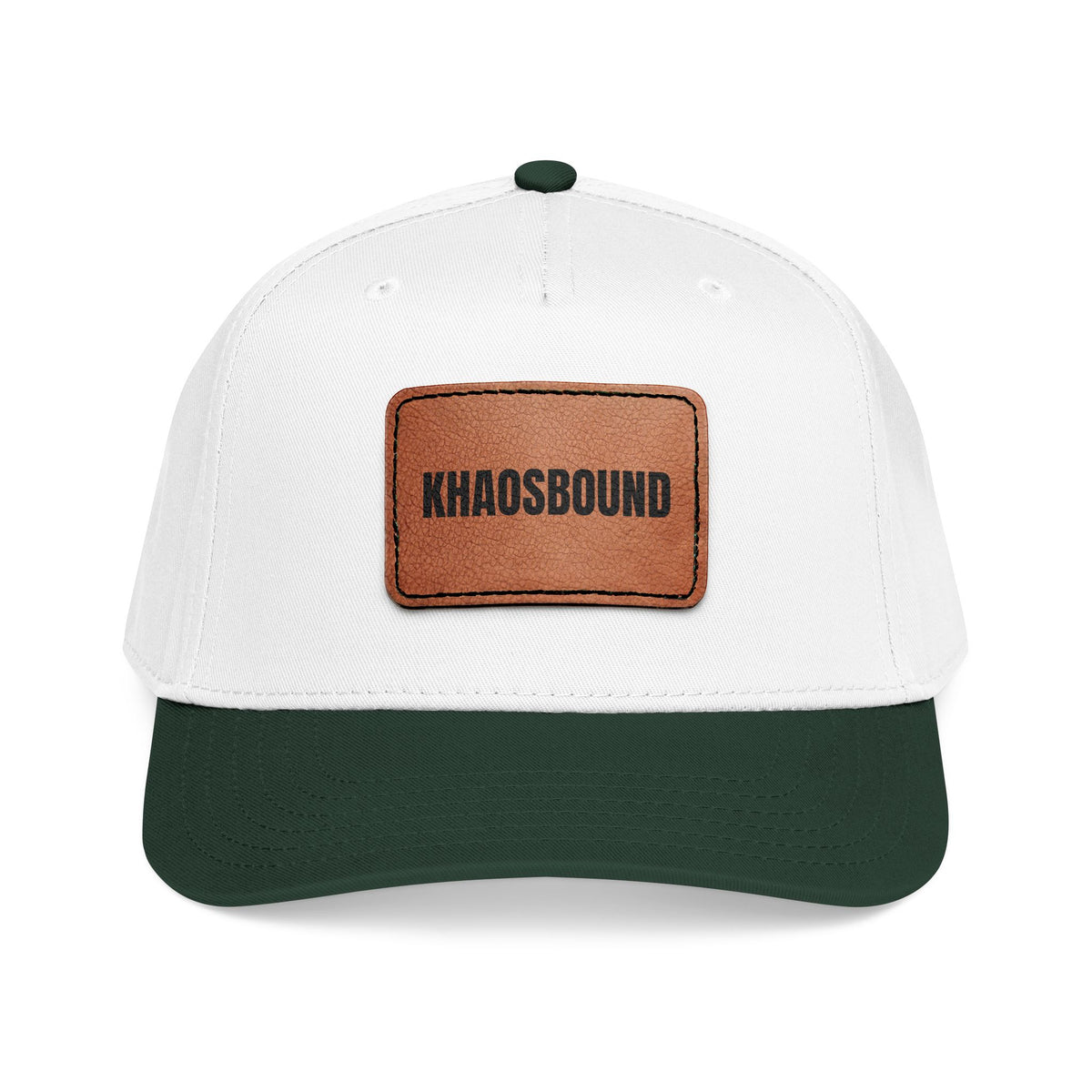 Khaosbound- Leather Patch Baseball Cap