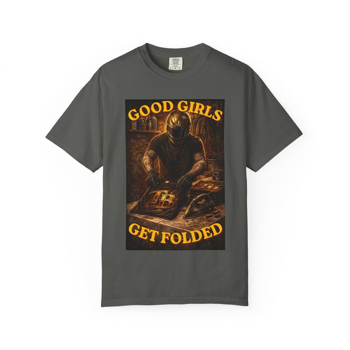 TheTattedBiker- Domesticated Tatted Get Folded T-Shirt