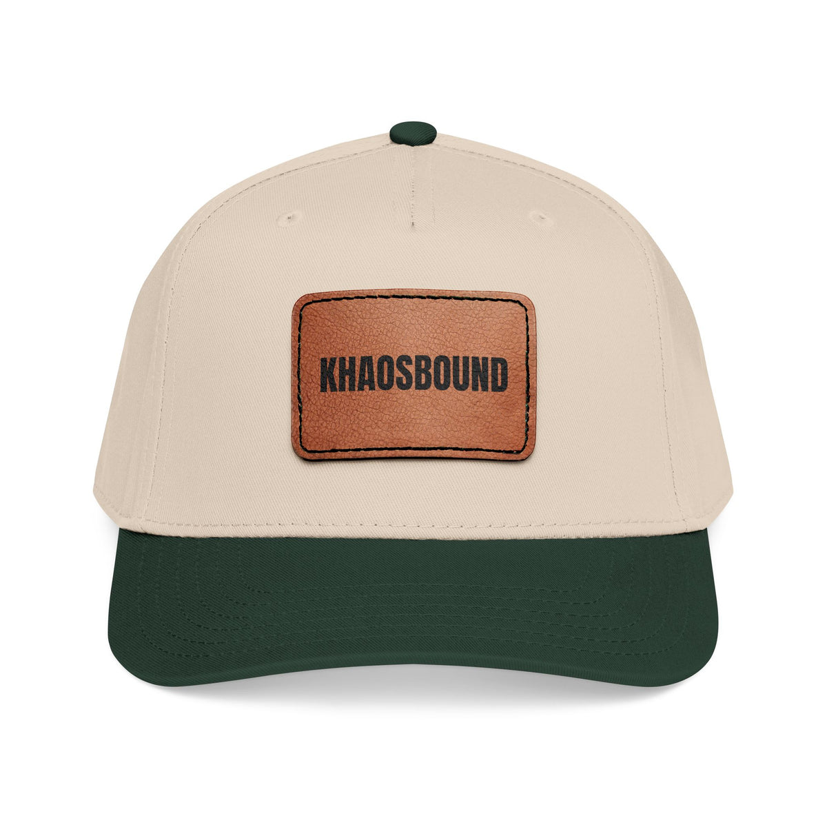 Khaosbound- Leather Patch Baseball Cap