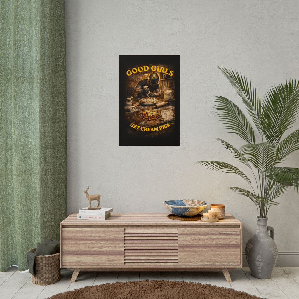 TheTattedBiker- Domesticated Tatted Cream Pie Poster