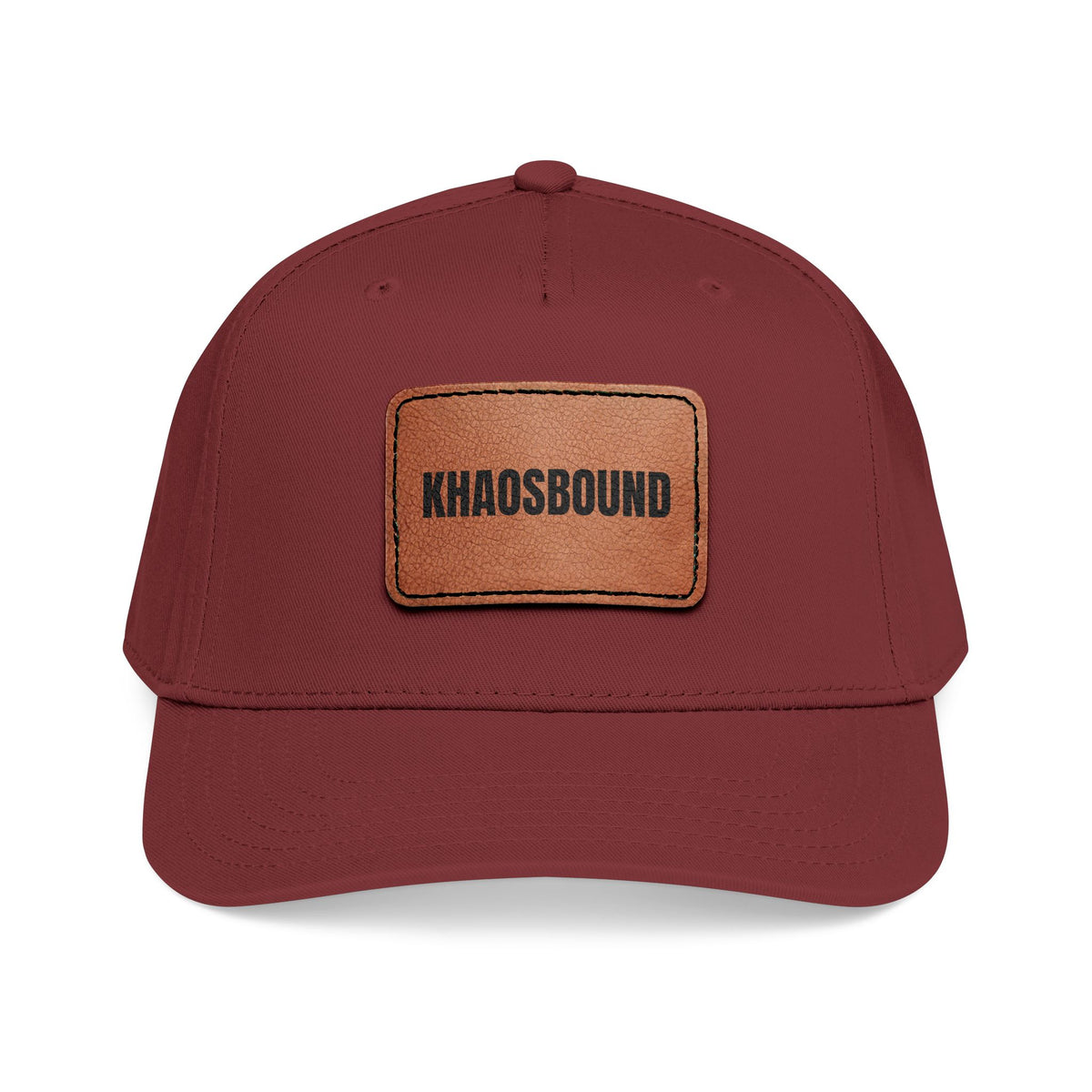 Khaosbound- Leather Patch Baseball Cap