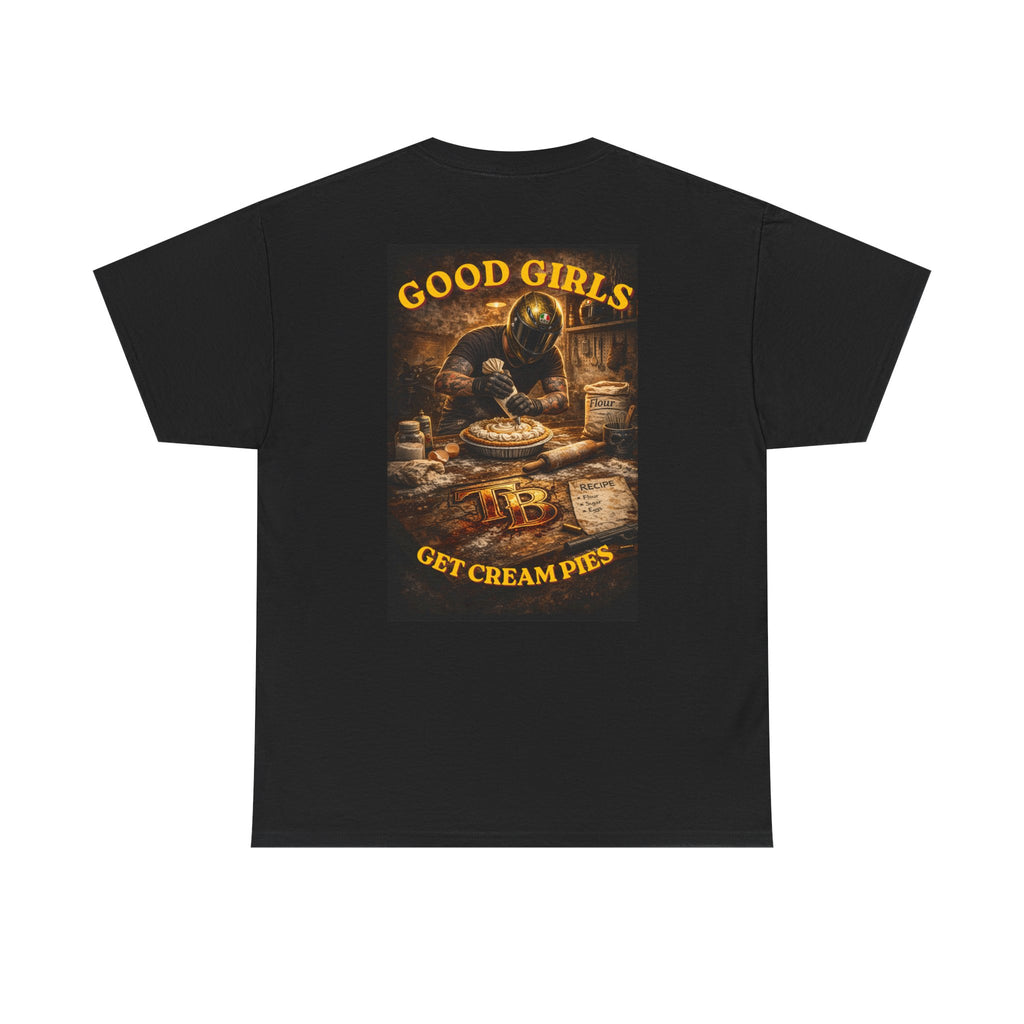 TheTattedBiker- Domesticated Tatted Cream Pie T-shirt
