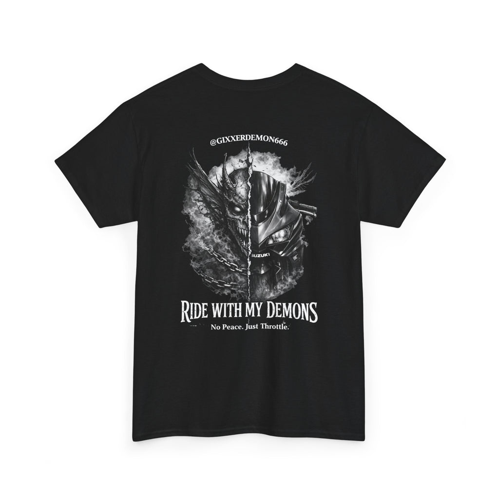 Gixxerdemon666- Plus Size Ride with my Demons Tee