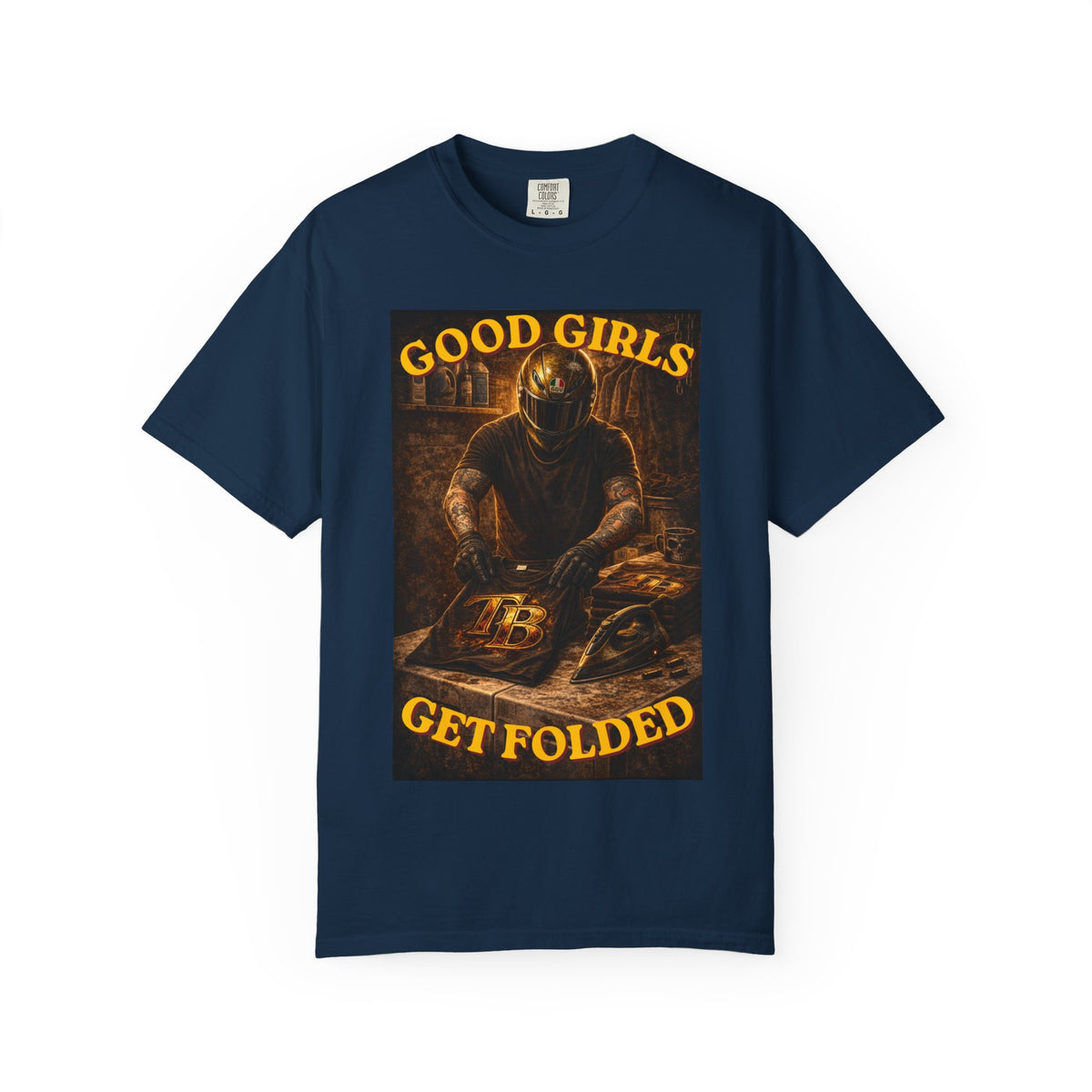 TheTattedBiker- Domesticated Tatted Get Folded T-Shirt