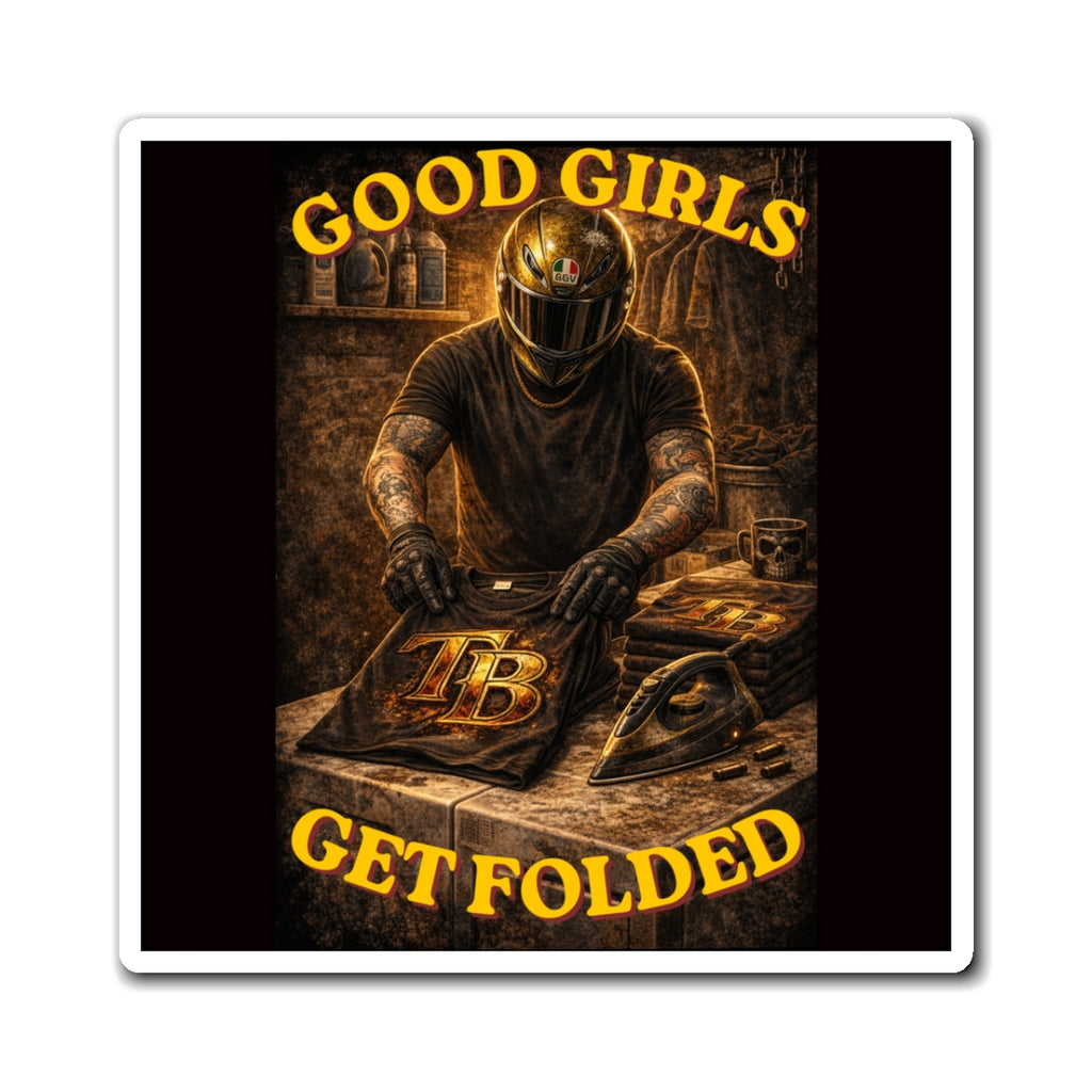 TheTattedBiker- Domesticated Tatted Get Folded Magnet