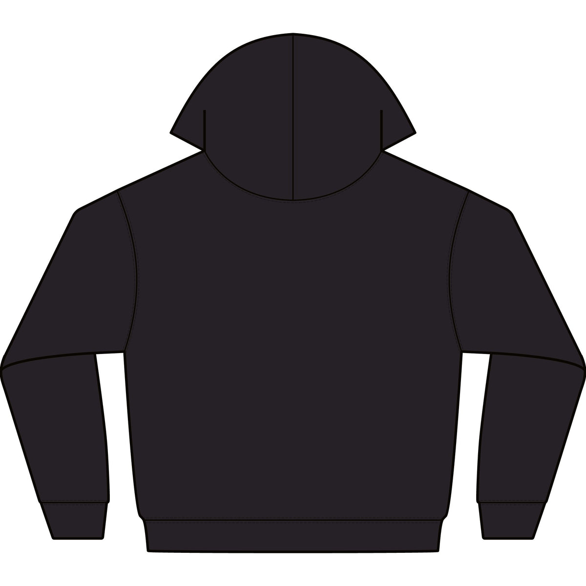 Darkness Hoodie — Minimalist Gothic Graphic Hooded Sweatshirt