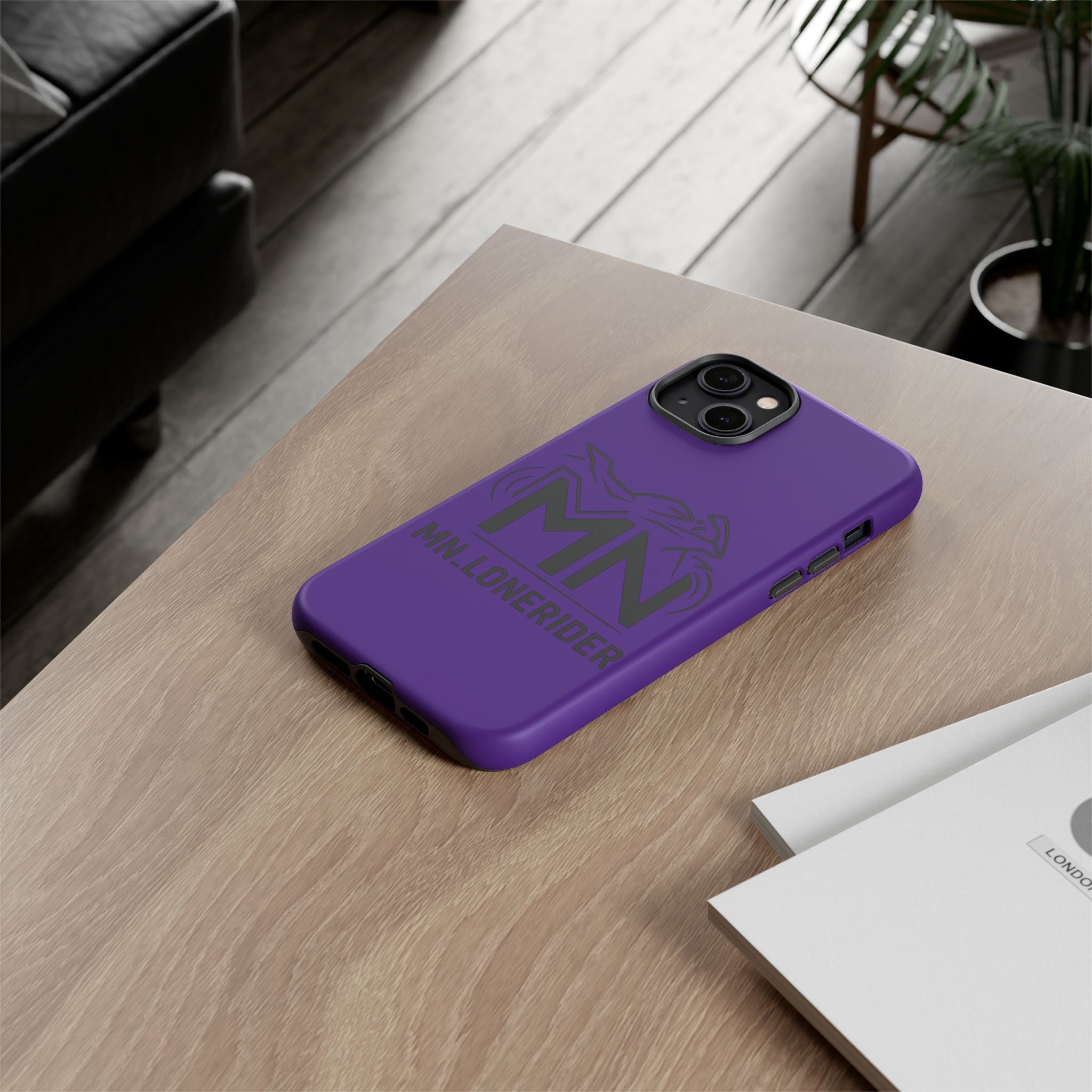 MN_Lonerider- Purple Phone Case