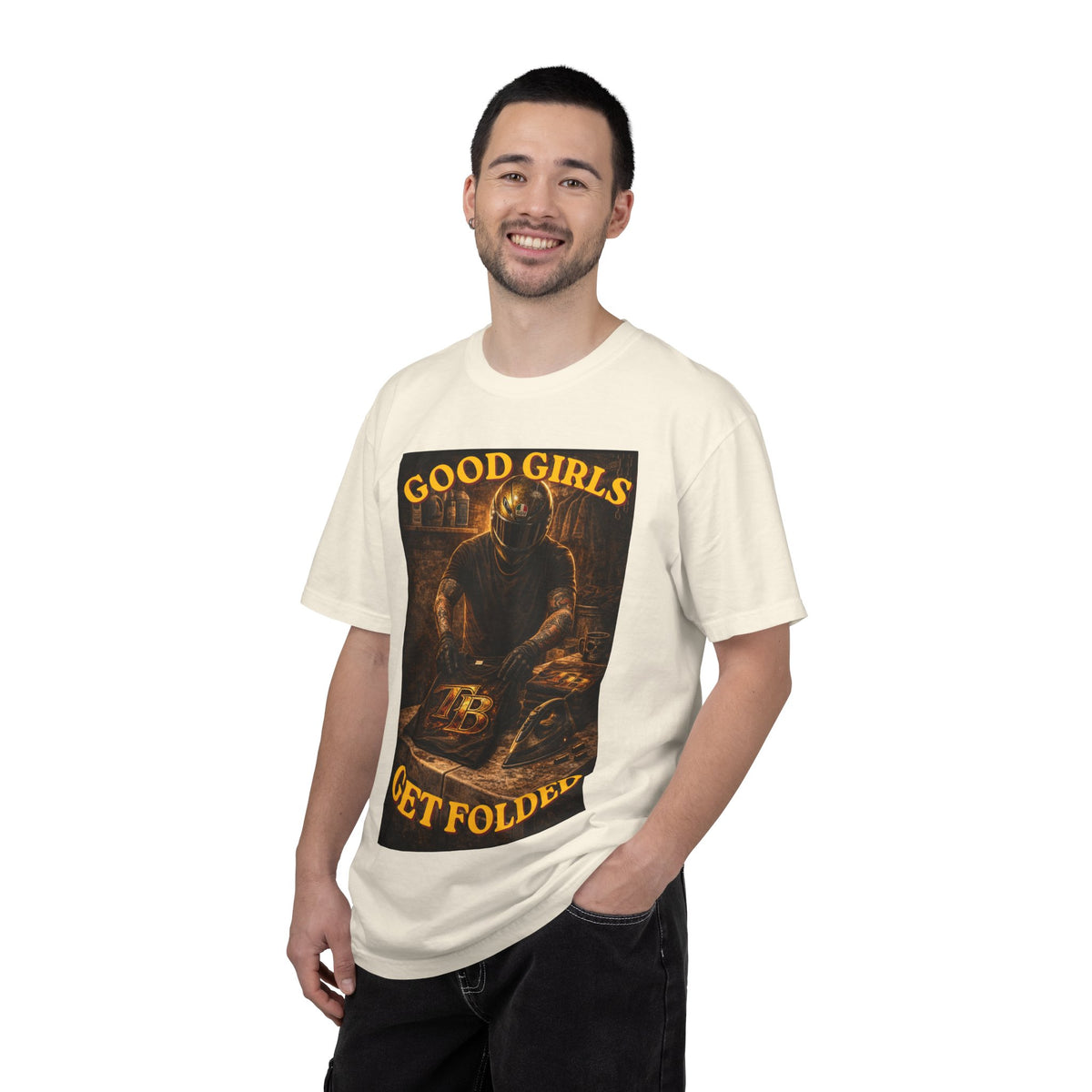TheTattedBiker- Domesticated Tatted Get Folded T-Shirt