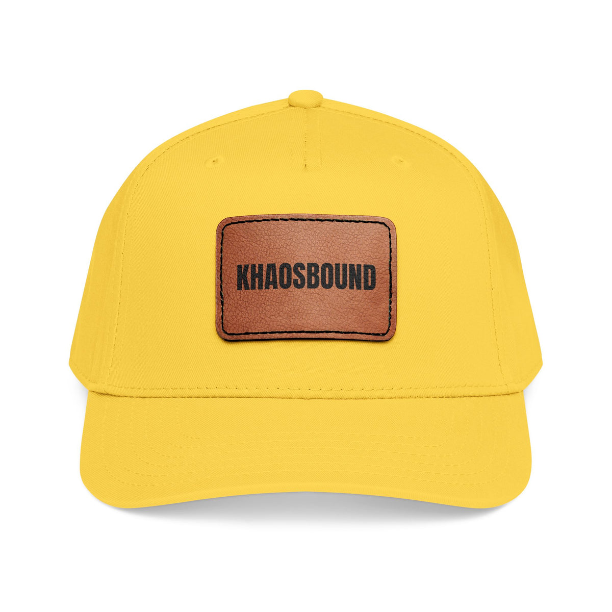 Khaosbound- Leather Patch Baseball Cap