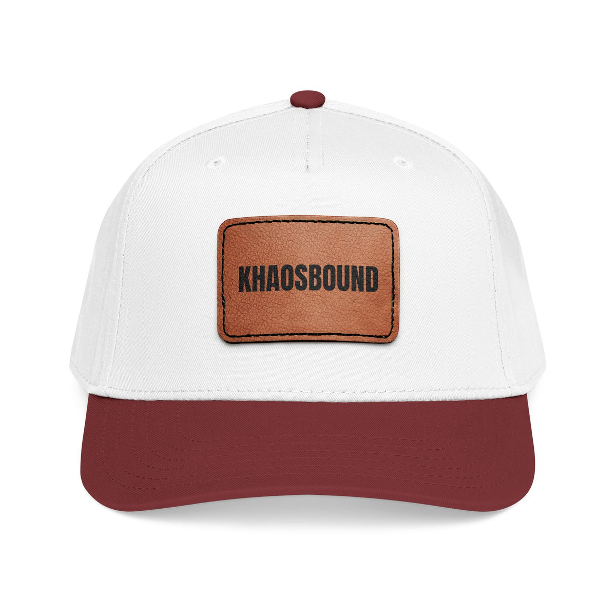 Khaosbound- Leather Patch Baseball Cap