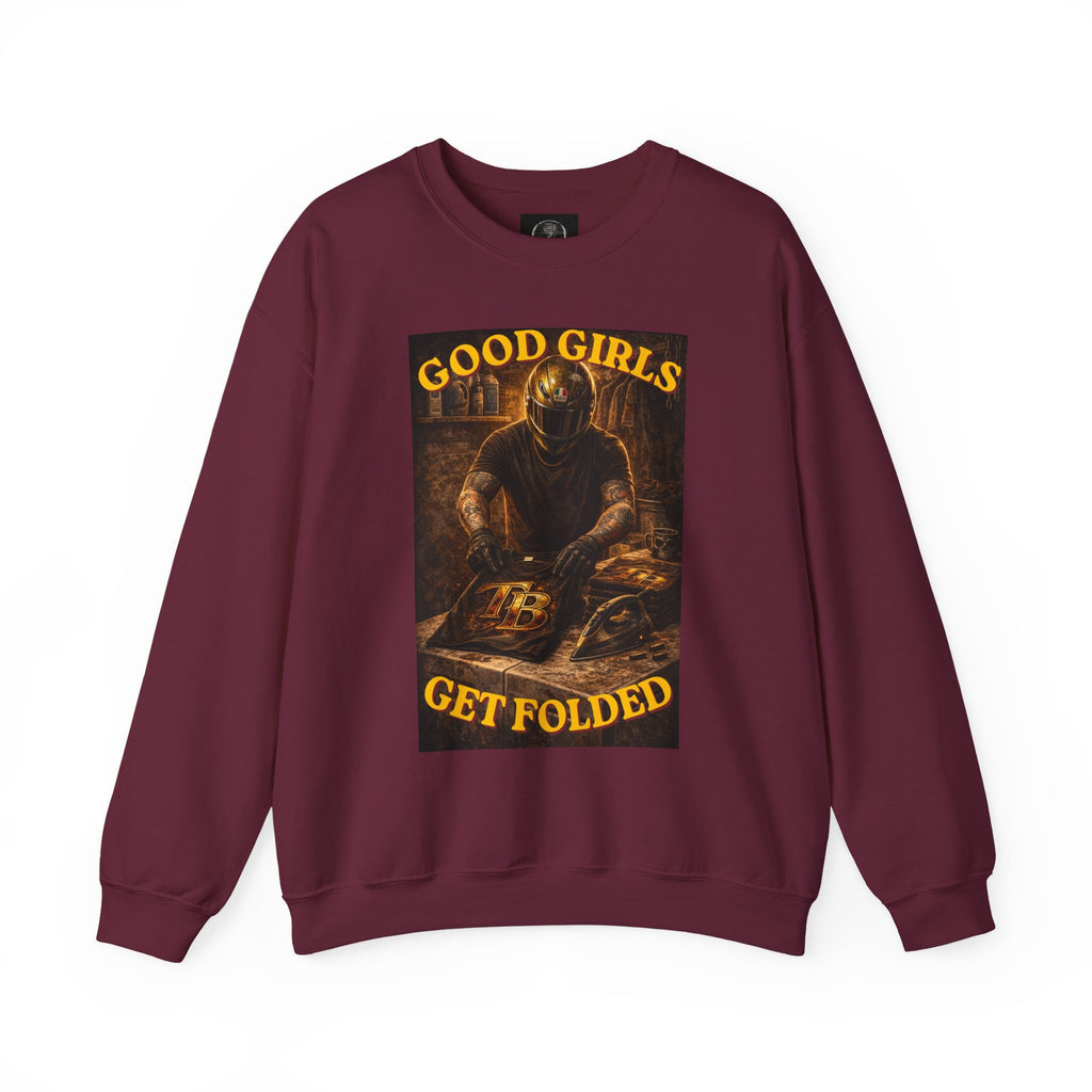 TheTattedBiker- Domesticated Tatted Get Folded Crewneck
